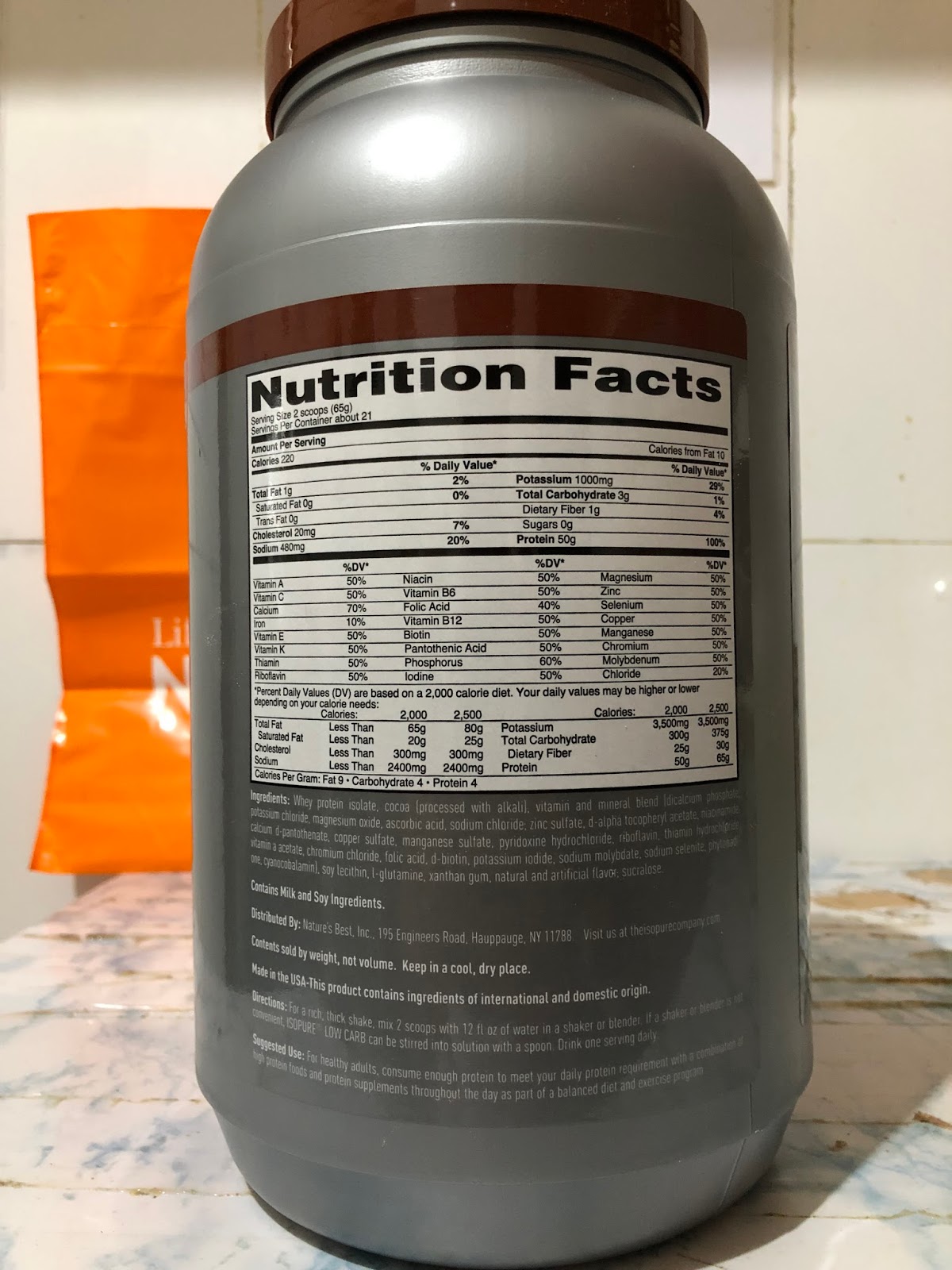 Top Quality Protein Powders Whey Protein Review Isopure Low Carb