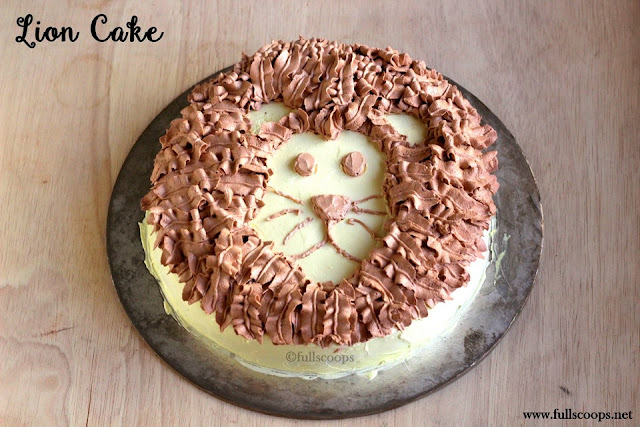 Lion Birthday Cake Lion Birthday Cake