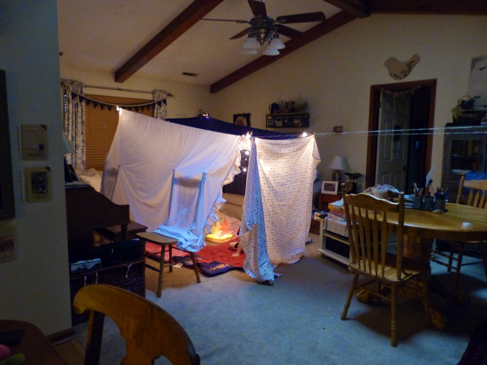 living room camp out