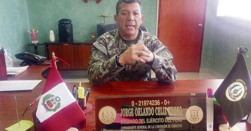 Retorno del Servicio Militar Obligatorio sería un buen aporte para la seguridad, sostiene Jorge Celiz Kuong. Comandante General de la I División del Ejército Peruano Retorno del Servicio Militar Obligatorio sería un buen aporte para la seguridad, sostiene Jorge Celiz Kuong. Comandante General de la I División del Ejército Peruano