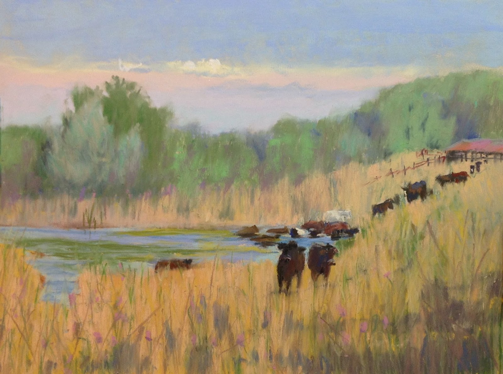 Rodrica Tilley's Fifty State Plein Air Painting Project Kansas