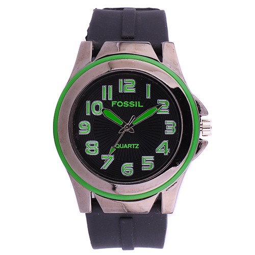 Jam Tangan Pria Fossil Silicone Strap Jam Tangan Kimi