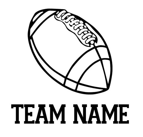 Vinyl By Amy Football Car Decals Personalized Sport Decals