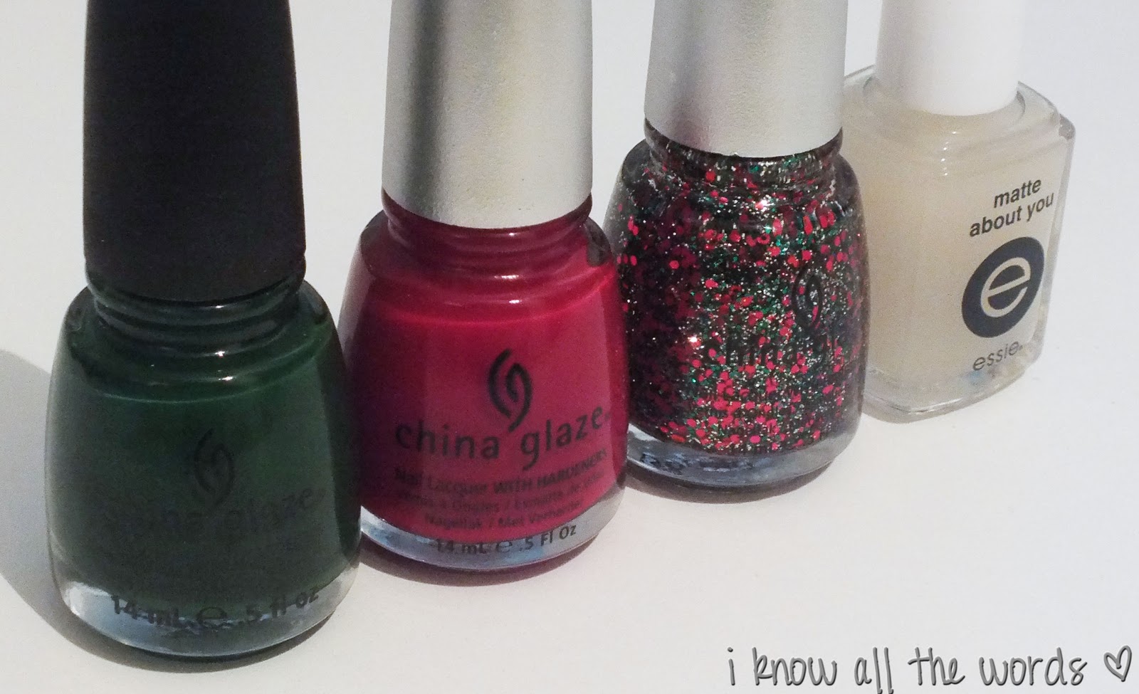Variations of a Theme- Christmas Nails | I Know all the Words