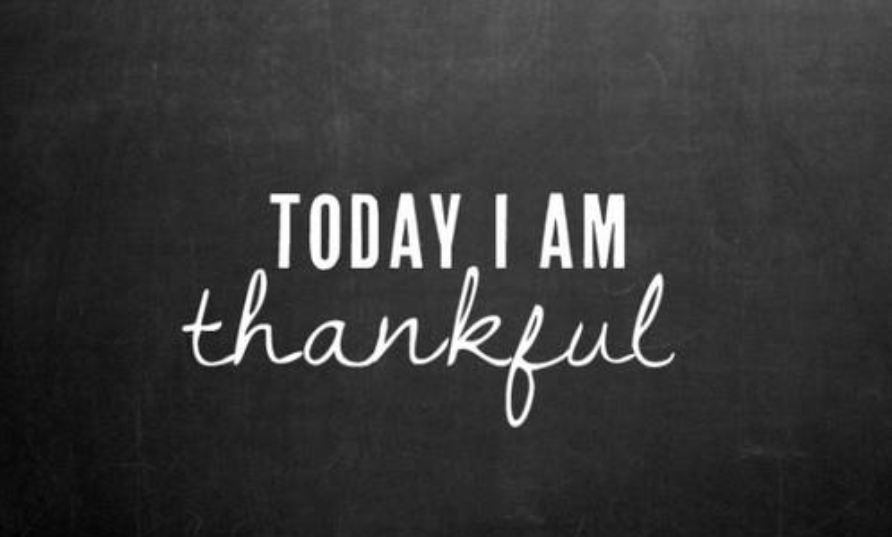 Yesterday my life was. Today i am thankful. Thankful.