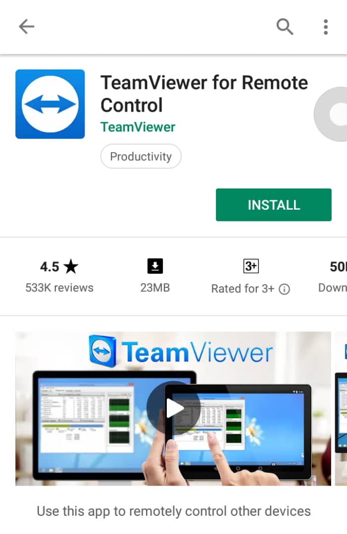 teamviewer iphone control not working