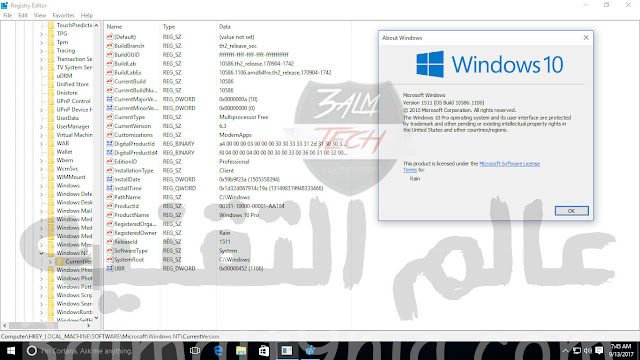 تحميل ويندوز 10 برو TH2 مع التفعيل اخر اصدار سبتمبر 2017 -نواه 64 بت تحميل ويندوز 10 برو TH2 مع التفعيل اخر اصدار سبتمبر 2017 -نواه 64 بت