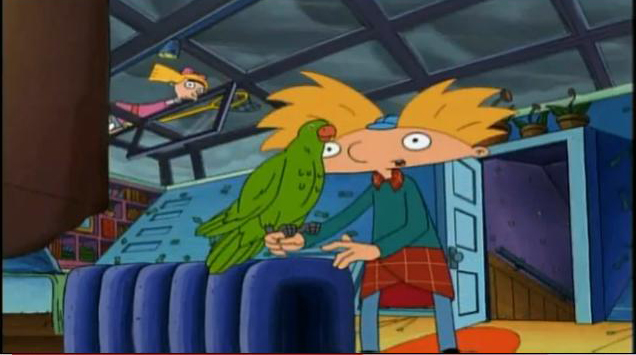 Kiwi's Angels: Hey Arnold!: Helga's Parrot