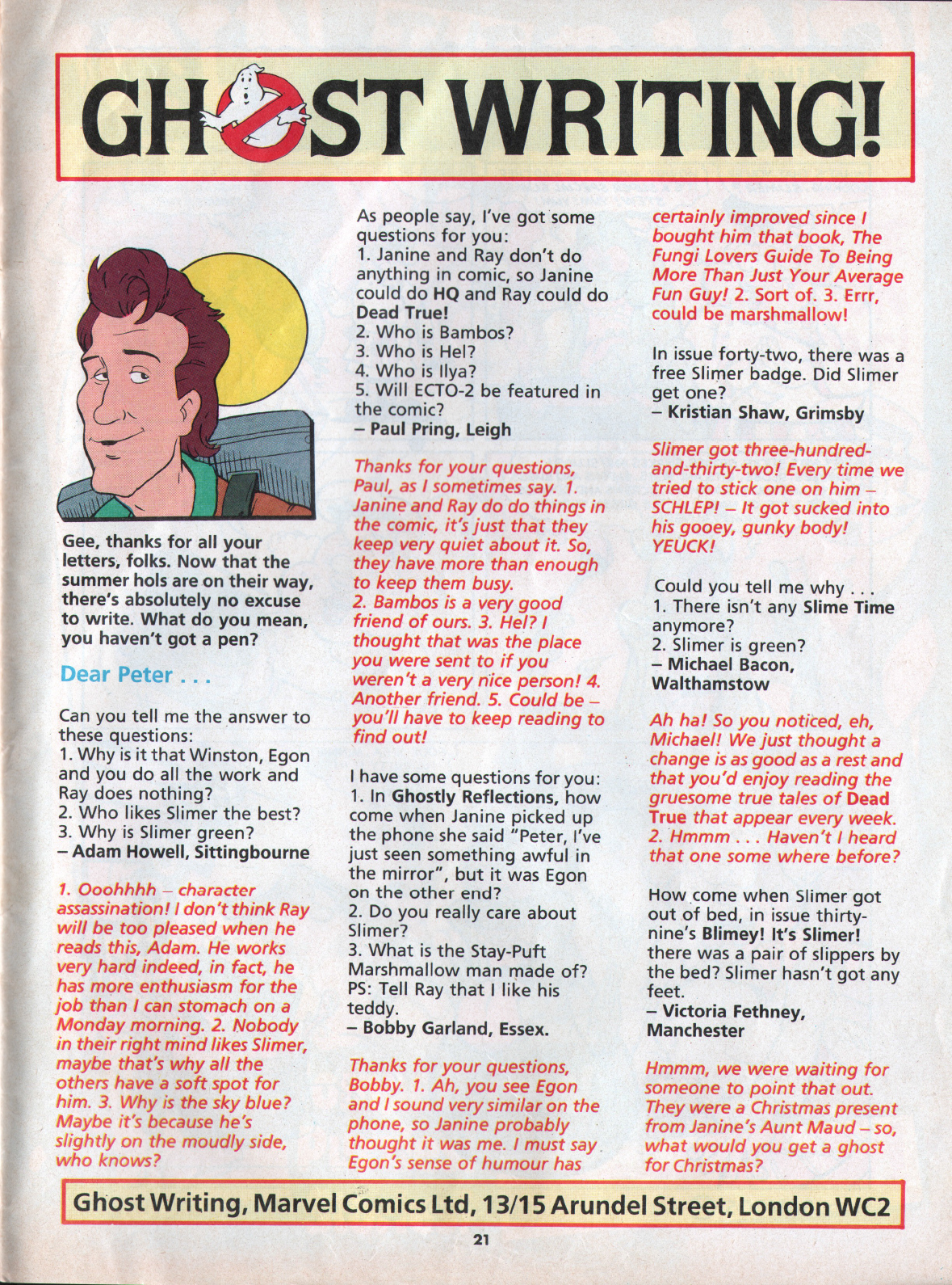 Read online The Real Ghostbusters comic -  Issue #57 - 21