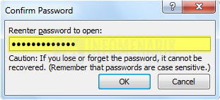Membuat Password di Dokumen Microsoft Word