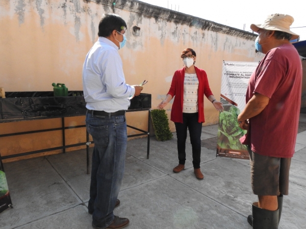 Ayuntamiento de Puebla capacita a adultos mayores en autoproducción alimentaria