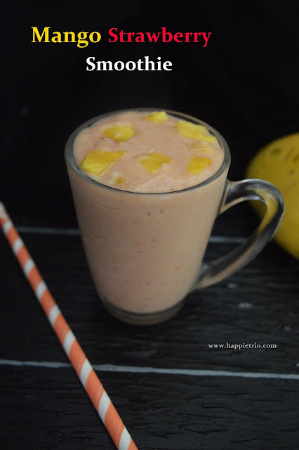 Strawberry Mango Smoothie Recipe | Summer Smoothie