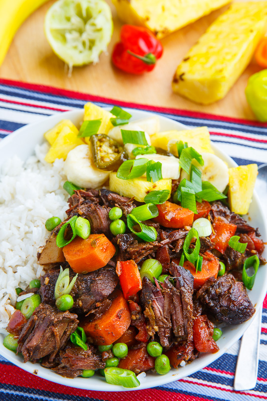 Jamaican Style Jerk Beef Stew Recipe on Closet Cooking