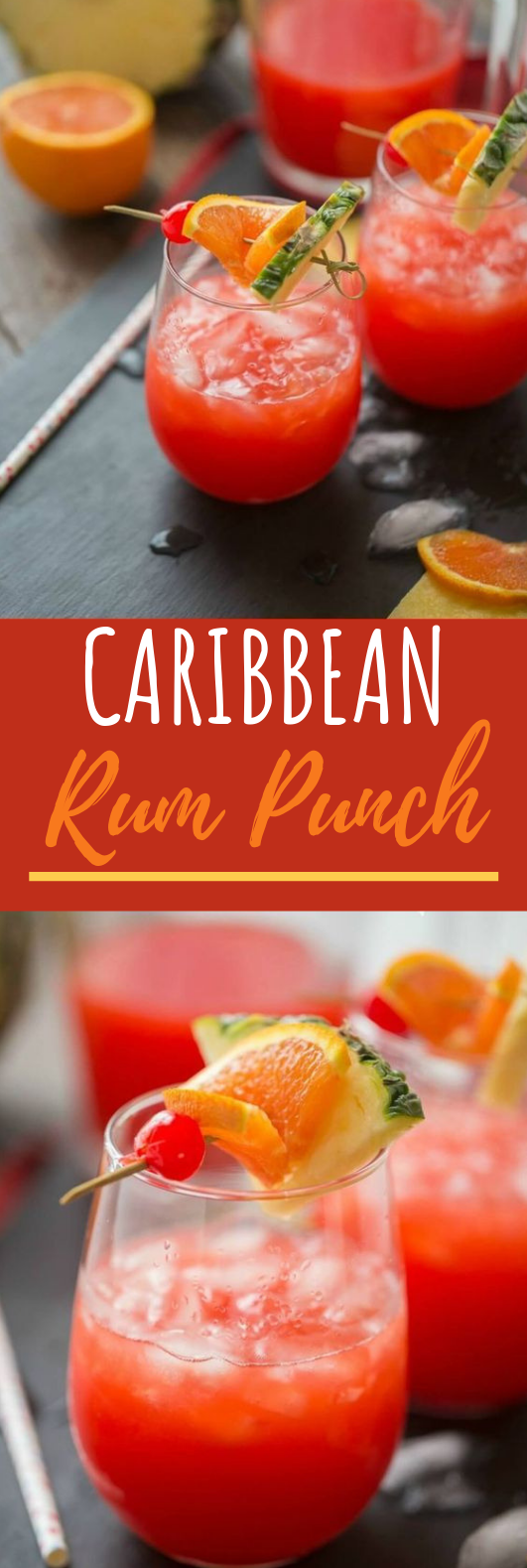 Caribbean Rum Punch #drinks #punch