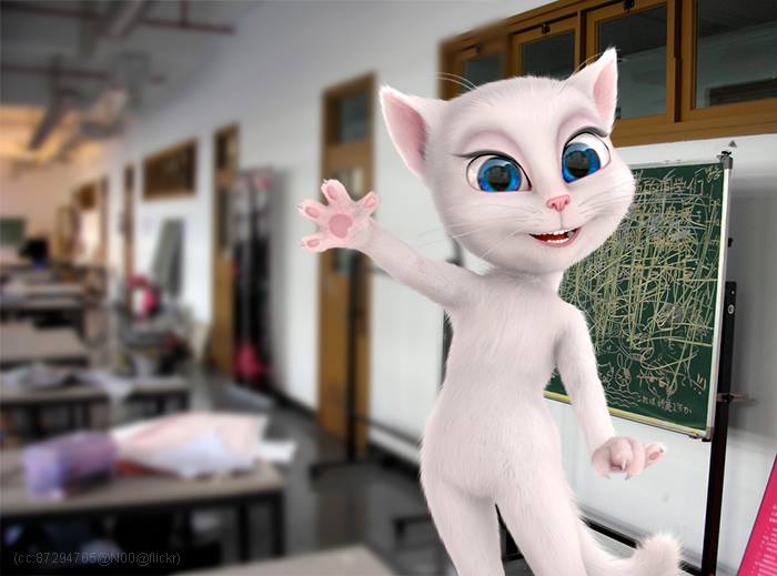 Talking angela.