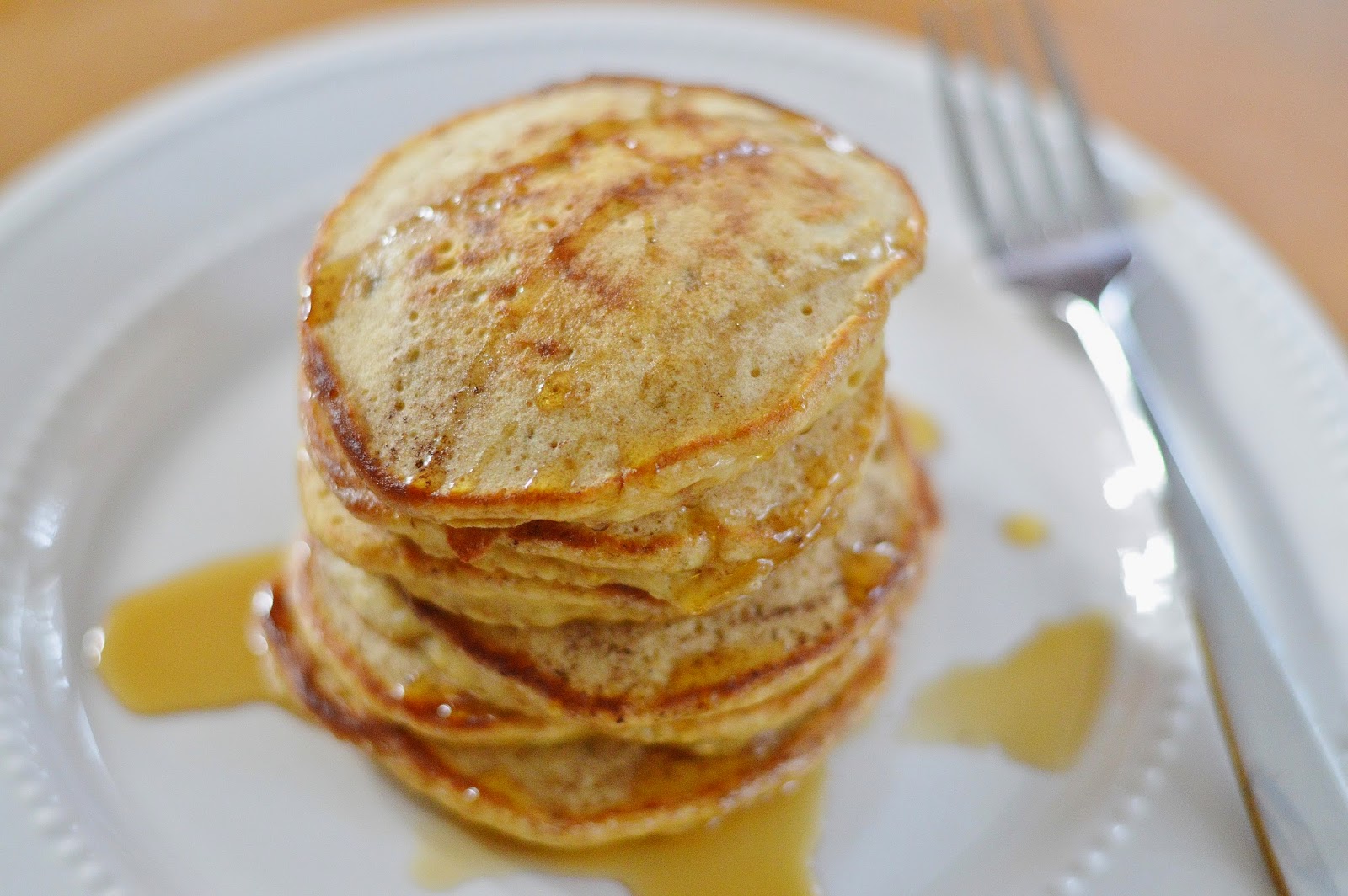 The Art of Comfort Baking Whole Wheat Banana Pancakes