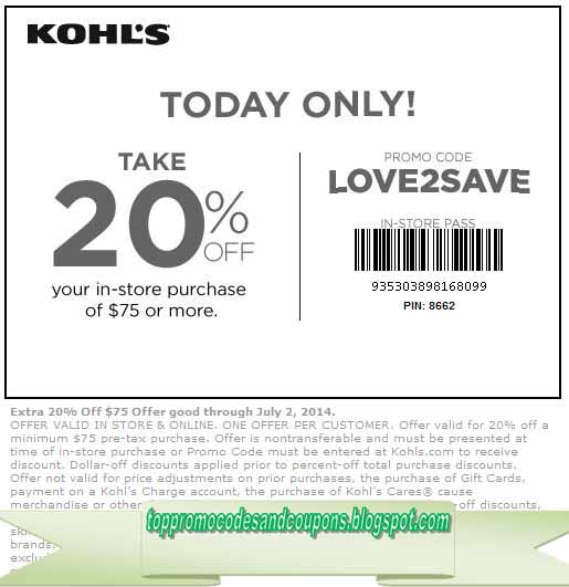 Free Promo Codes and Coupons 2023 Kohls Coupons