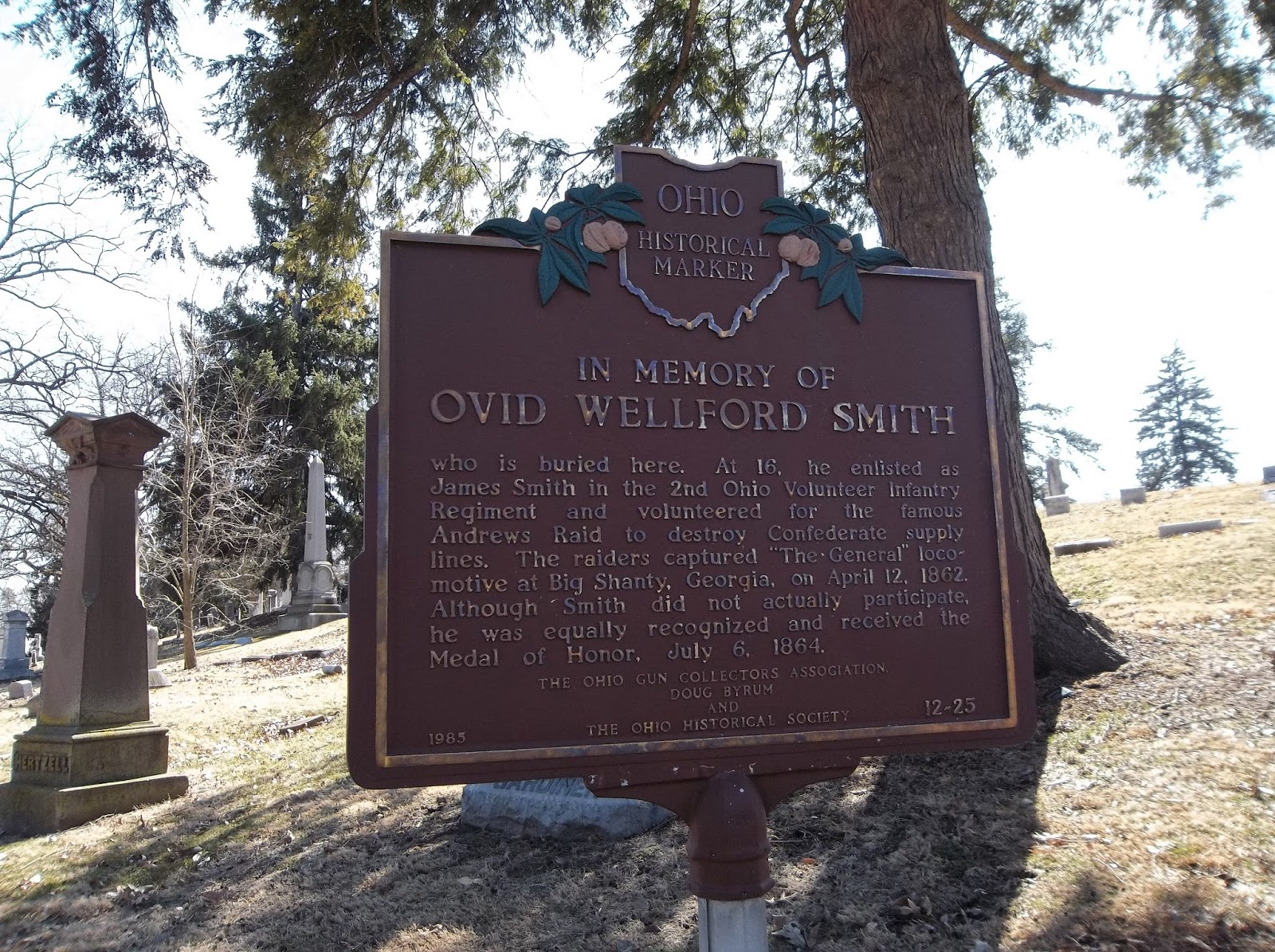 Travels of a Hobgoblin Taphophile Ovid Wellford Smith Green Lawn