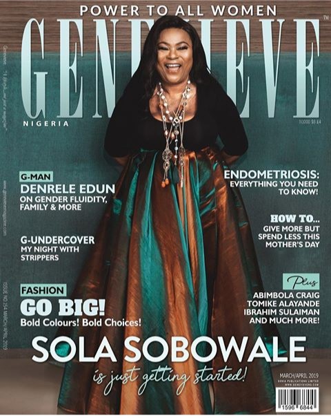 Veteran Actress Sola Shobowale Covers Genevieve Magazine