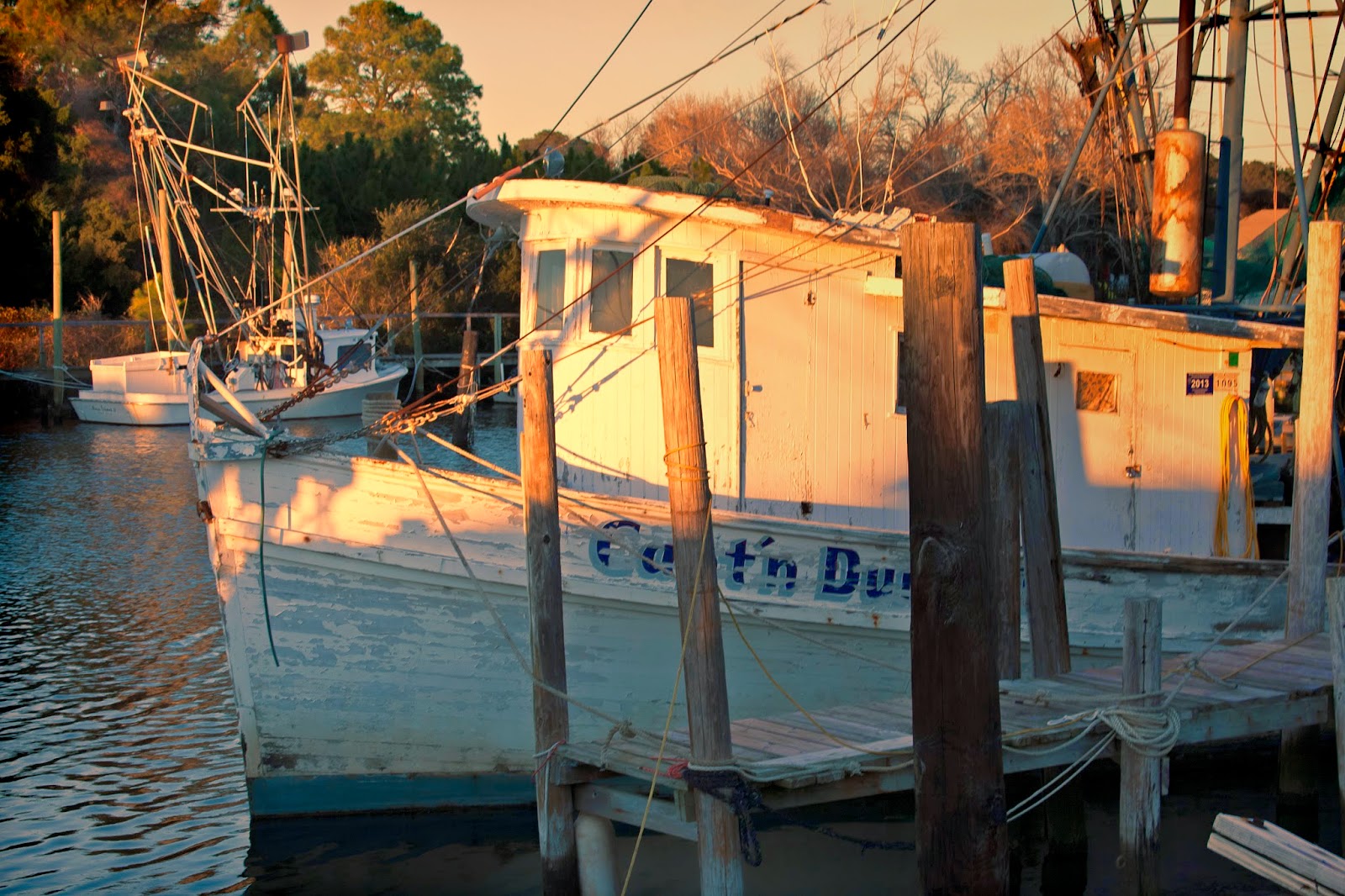 Where the Two Rivers Meet New Bern, NC Soft Light at Marshallberg Harbor