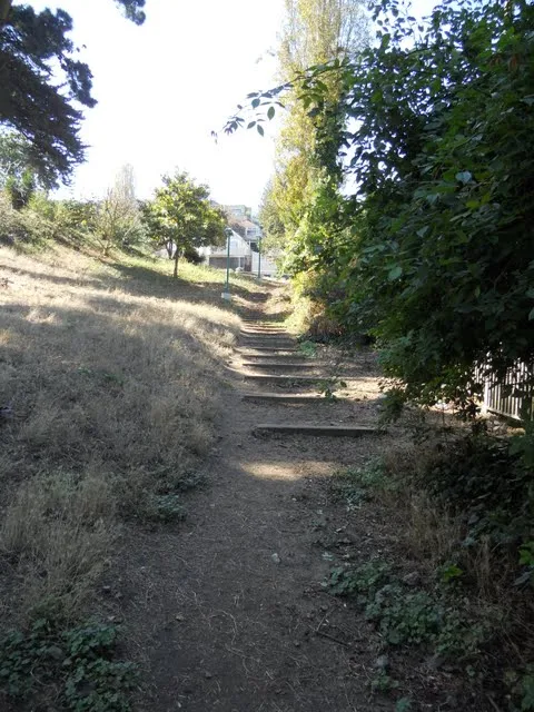 Steps in Potrero Hill in San Francisco
