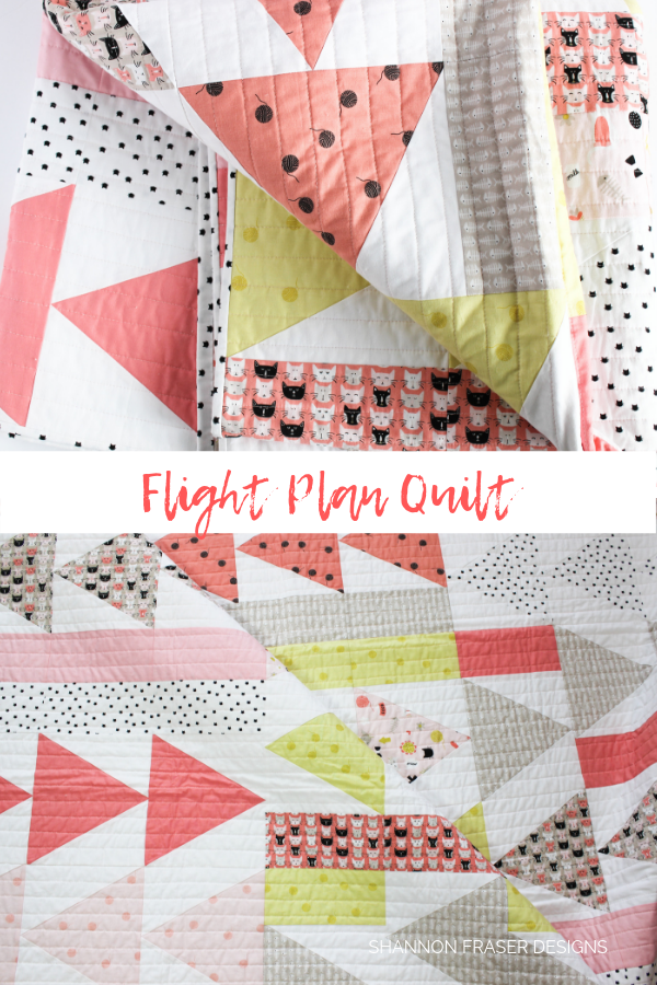 Shannon Fraser Designs Flight Plan Quilt A reminder to follow your