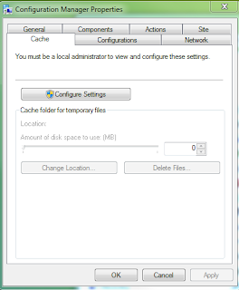 Configuration Manager Applet