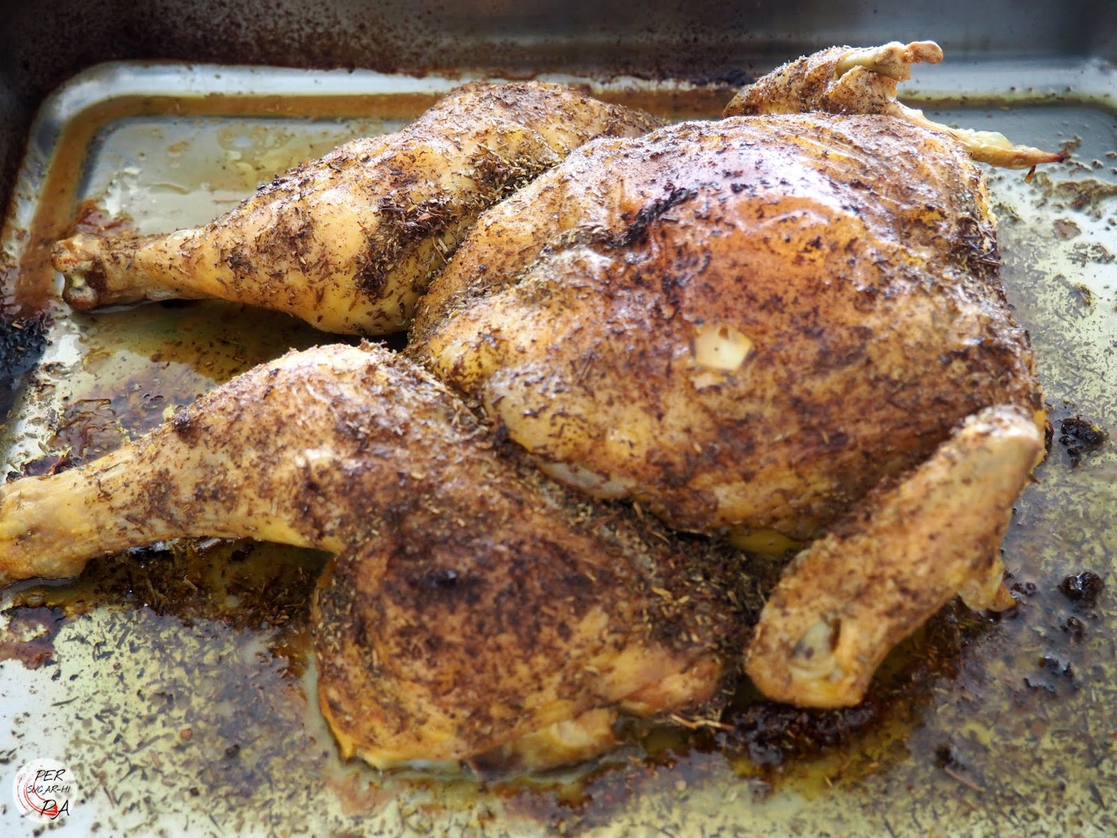 Per sucar-hi pa, gastronomía y viajes: Pollo al horno con hierbas y limón
