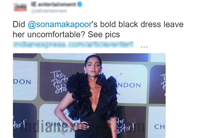 Sonam Kapoor Slams Dailies