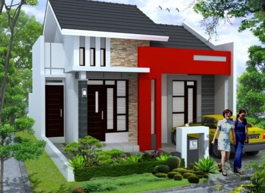 52 Desain Model Rumah Minimalis 1 2 Lantai Terpopuler