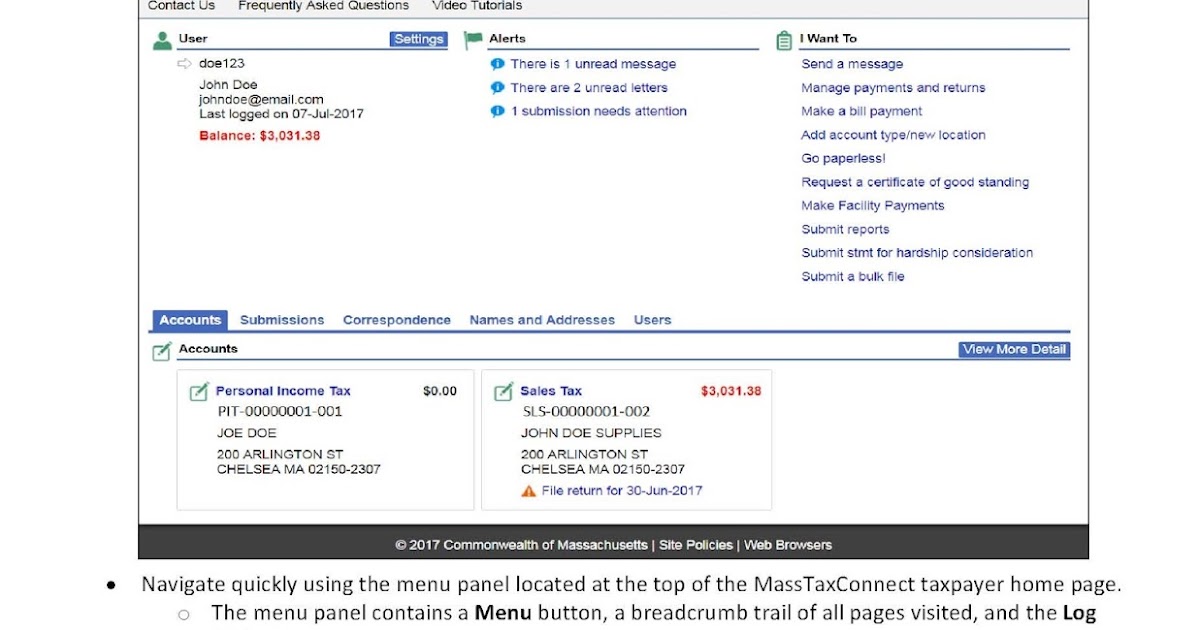 Massachusetts / Rhode Island NATP Chapter: Department of Revenue ...