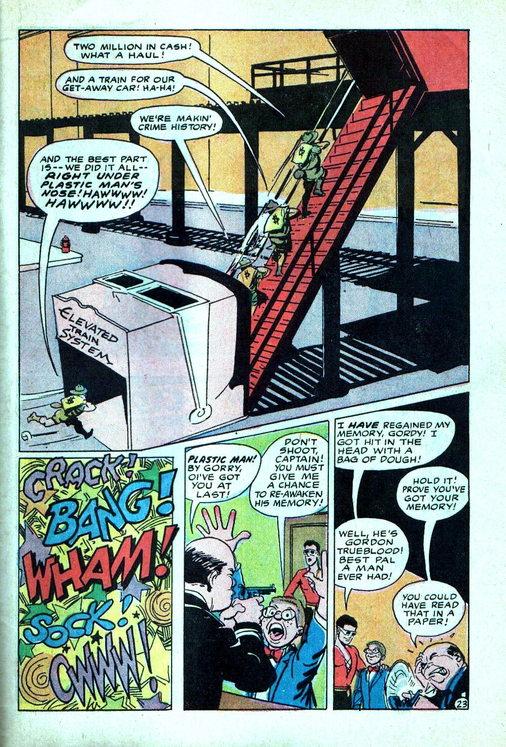 Read online Plastic Man (1966) comic -  Issue #8 - 31
