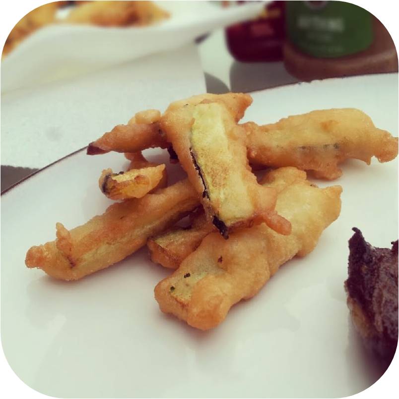 The Gregarious Glutton Beer Battered Zucchini Fries