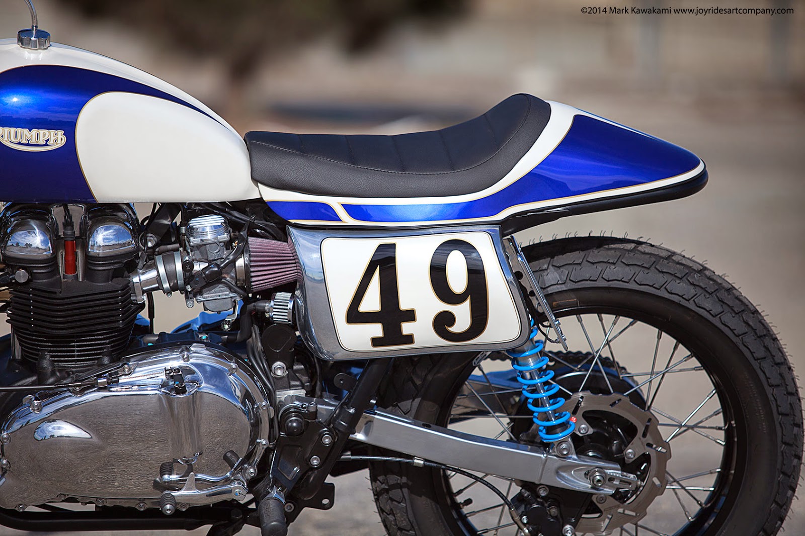 JOYRIDES ART CO Top Shelf Customs Triumph Scrambler