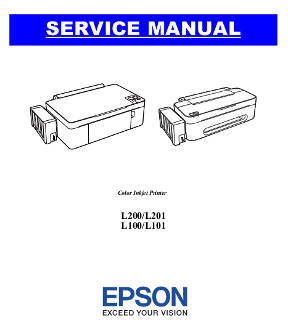 Manuales de Jvare: Manual de Servicio Impresora Epson L200 / L201