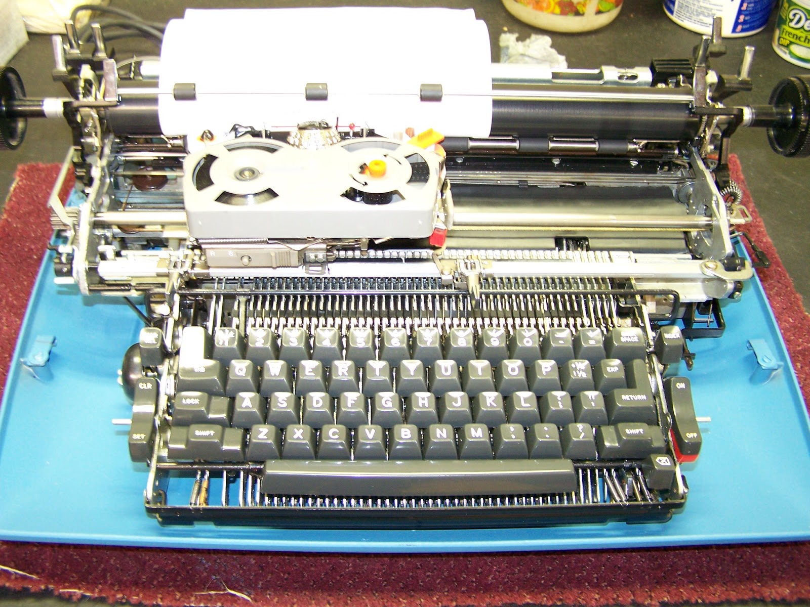 IBM Selectric Typewriters Classic Blue IBM Selectric II Completely