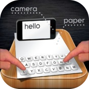 克里斯的小窩: Paper keyboard -- 有趣的紙鍵盤