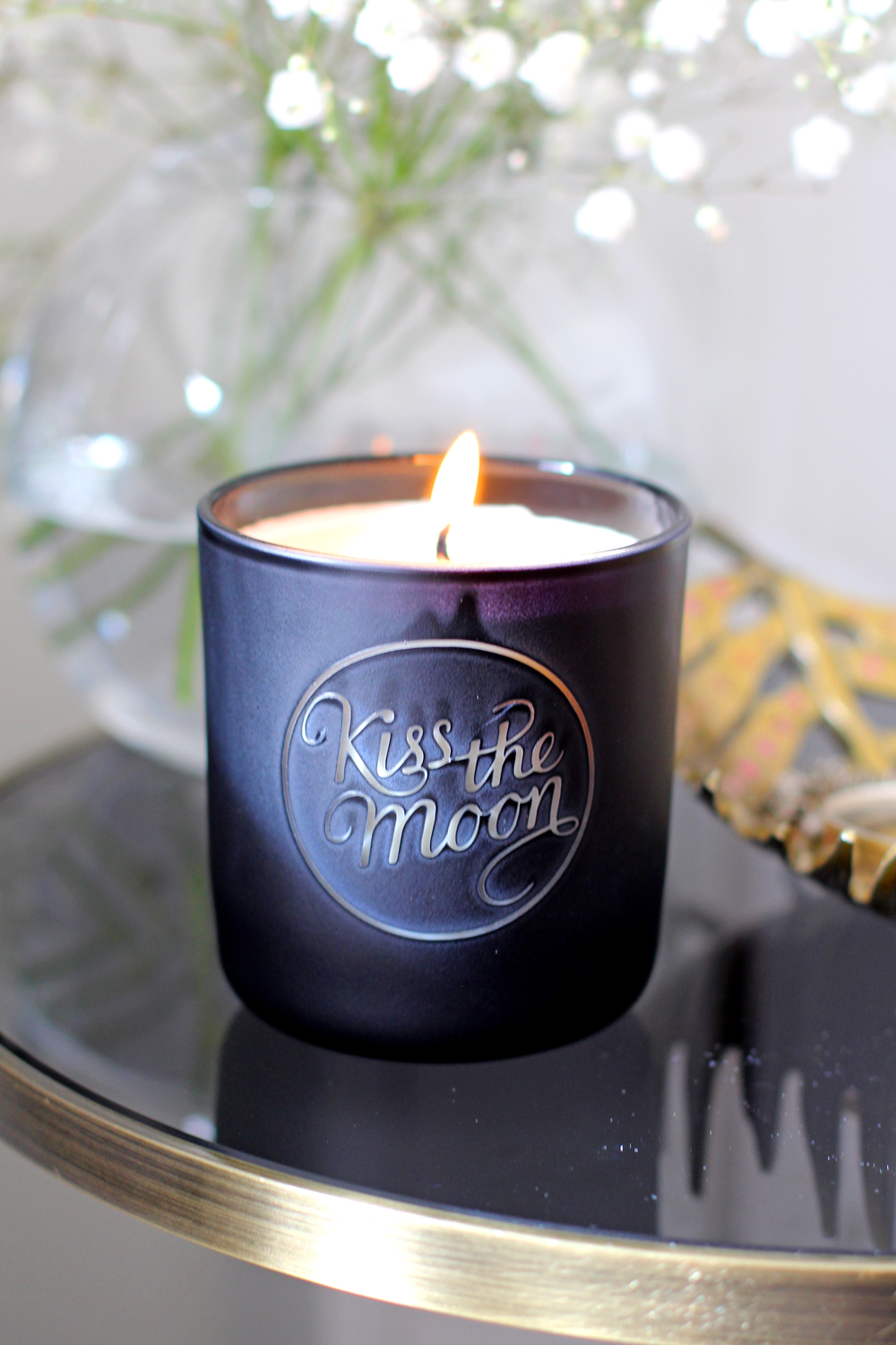 Kiss the Moon luxury scented candle - UK lifestyle & interiors blog
