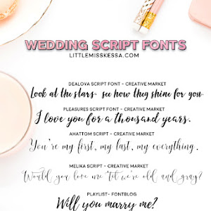 wedding script font