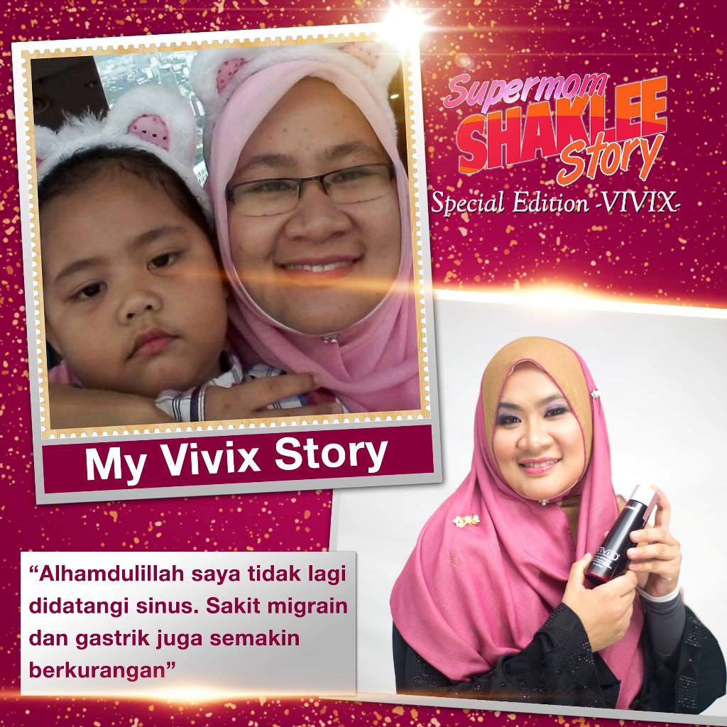 cara atasi migrain dan sinus teruk dengan vivix shaklee