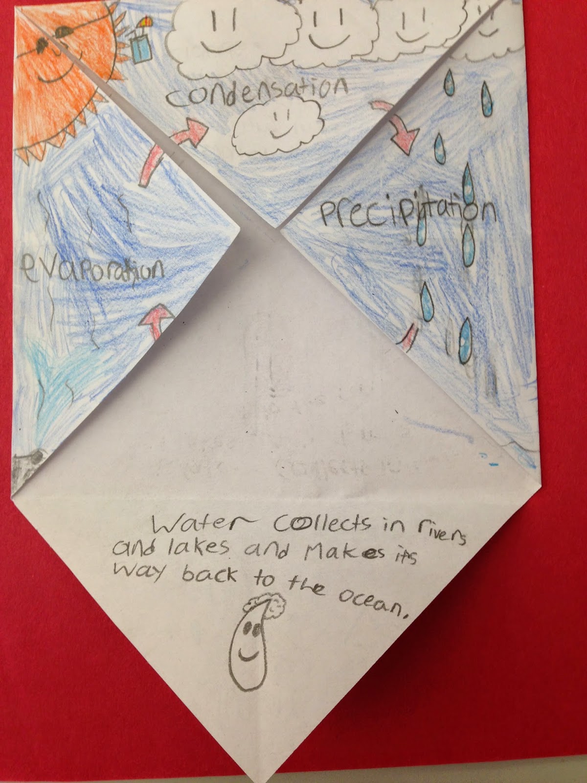 One Teacher s Adventures Water Cycle Foldable