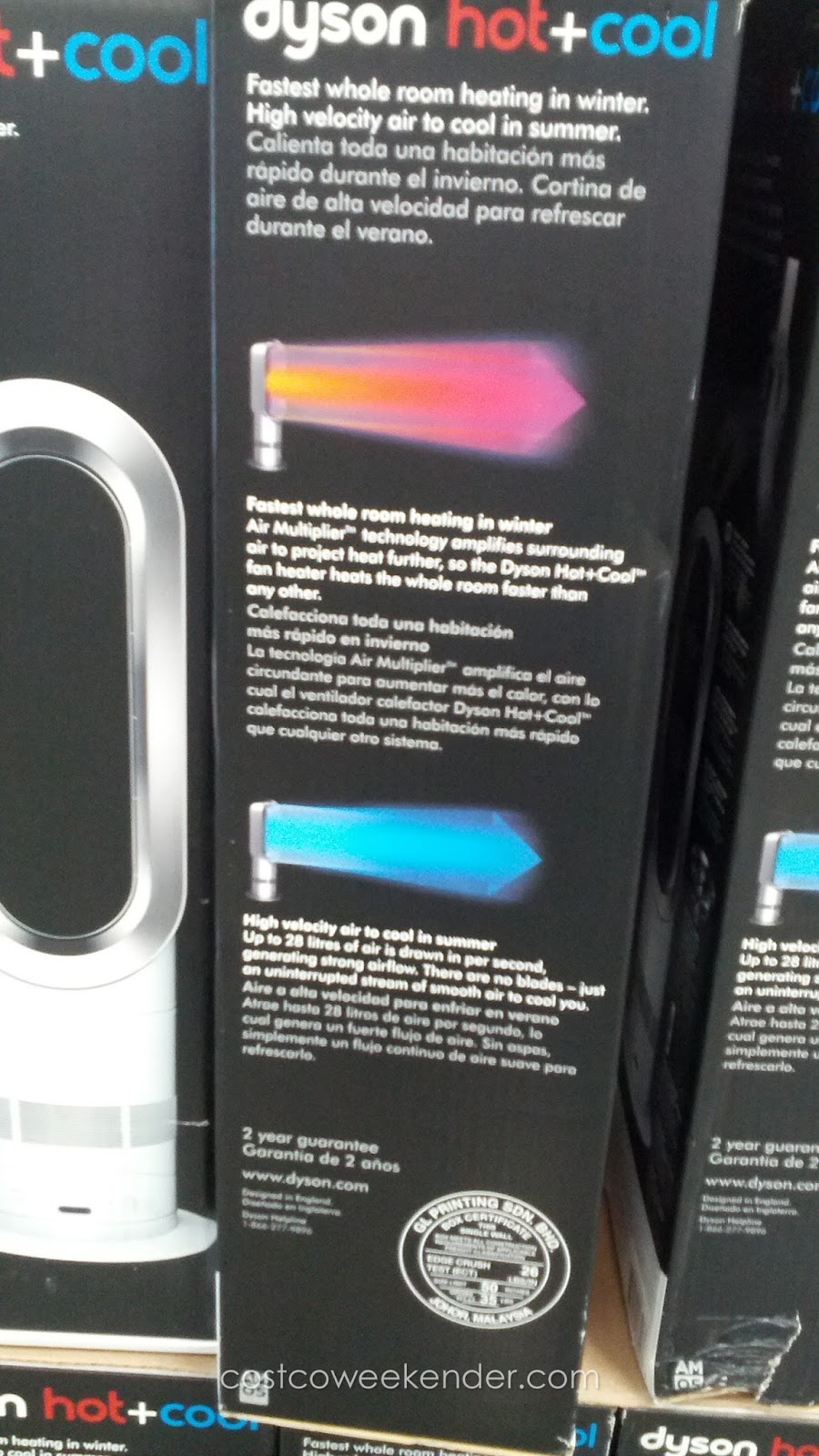 Dyson Hot + Cool AM05 Bladeless Heater and Fan | Costco Weekender