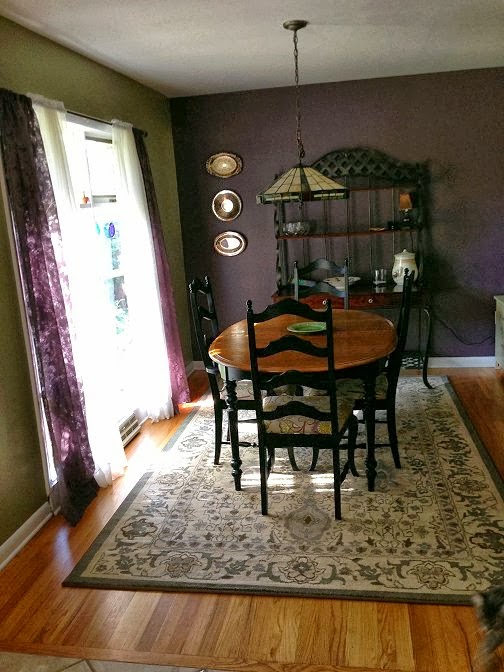 Dishfunctional Designs My Plum Sage Dining Room Makeover