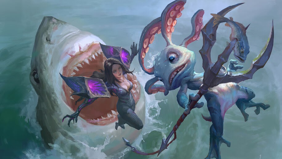 Fizz, KaiSa, LoL, 4K, #3.2127