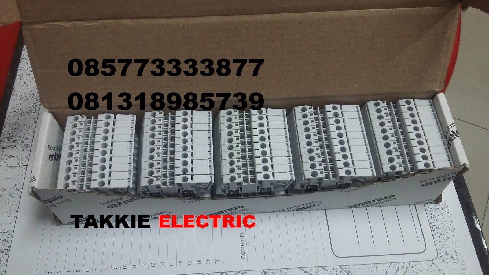 TAKKIE ELECTRIC jual terminal block ZS4 entrelec