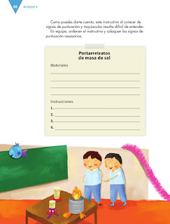 Apoyo Primaria Español 4to Bloque II lección 6 Escribir un instructivo para elaborar manualidades 