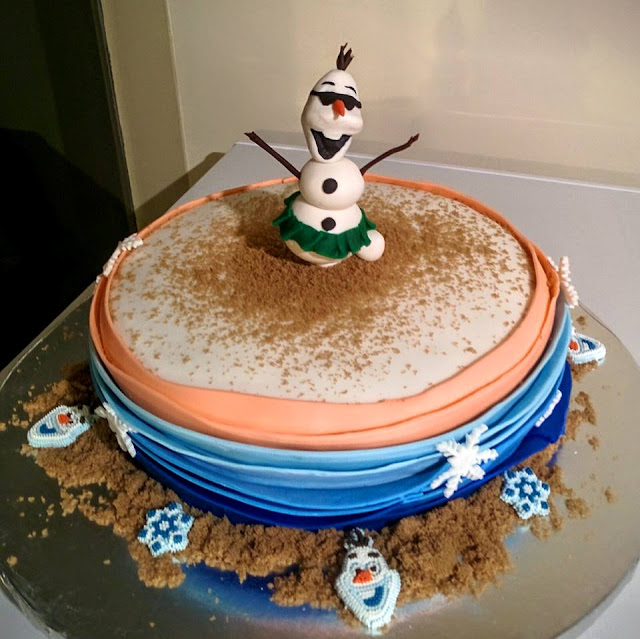 Olaf Cake