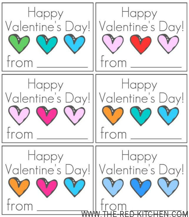 the red kitchen: 3 for FREE! -- Fun Valentine's Day Printables