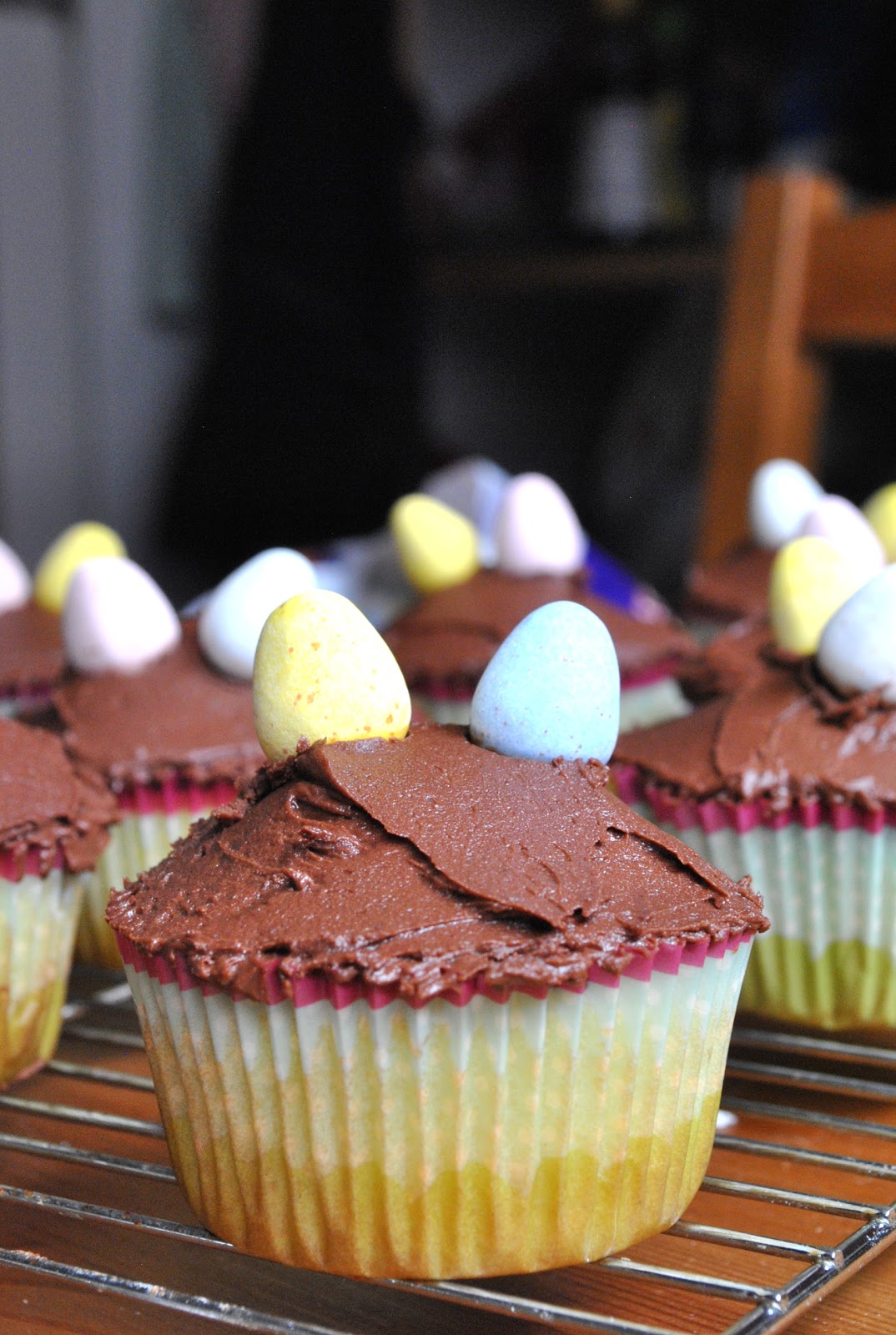 Baking Powders: Easter egg cupcakes