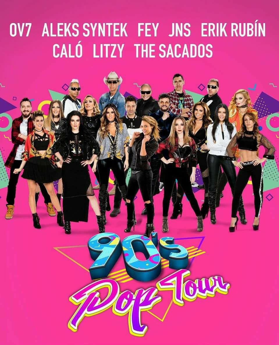 Sintético 104+ Foto Canciones De 90's Pop Tour álbum Cena Hermosa